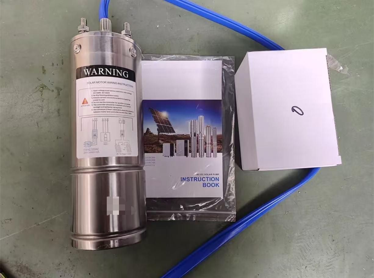 ステンレス鋼のインペラを備えたAC DCソーラー電源モーター-Watchビデオ